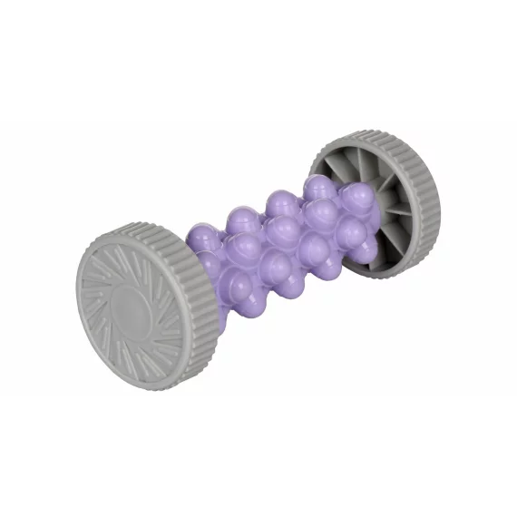 Roller pentru masajul picioarelor, 17.5 x 7 cm, mov