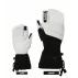 Manusi schi din piele, pentru barbati, Lenz Think About Ski Glove Lobster, alb