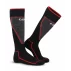 Set 2 perechi de sosete pentru schi, LENZ Performance Ski, culoare negru-rosu