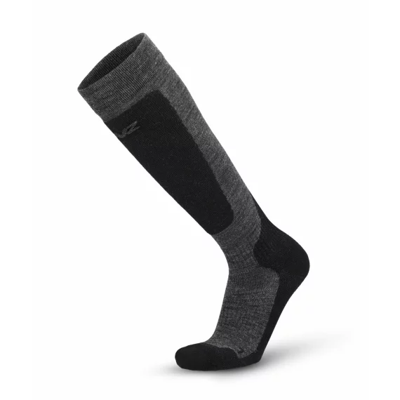 Sosete de schi, Lenz Think About Merino Winter 3, gri-negru