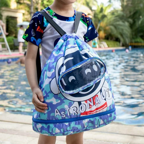Rucsac inot impermeabil pentru copii Merco Astronaut, albastru