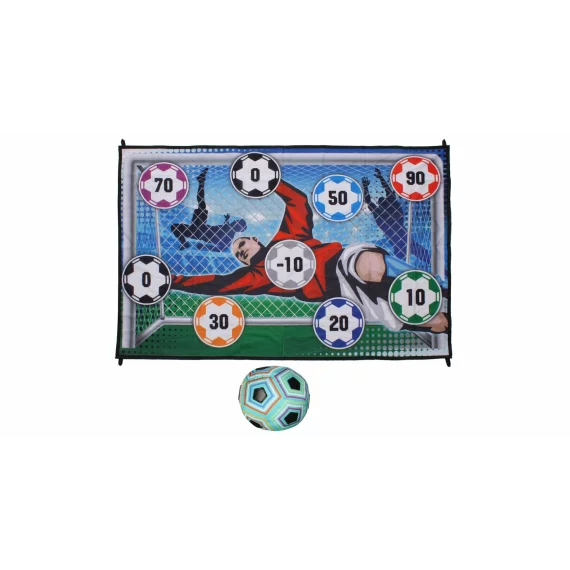 Tinta textila pentru antrenament fotbal cu minge cu velcro