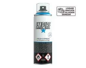 Spray odorizant si antibacterian pentru incaltaminte Empire Fresh Express, 200ml