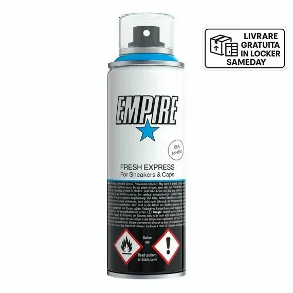 Spray odorizant si antibacterian pentru incaltaminte Empire Fresh Express, 200ml