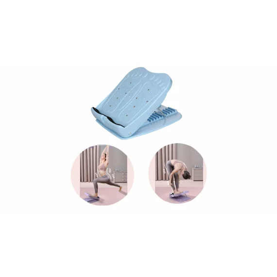 Placa stretching reglabila pentru yoga si intinderea picioarelor, albastru