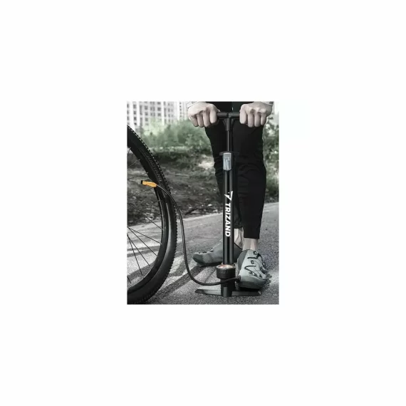 Pompa multifunctionala de podea cu manometru si furtun, Trizand Floor Pump, presiune maxima 16 bar / 230 PSI