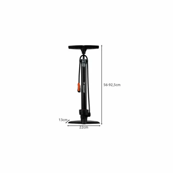 Pompa multifunctionala de podea cu manometru si furtun, Trizand Floor Pump, presiune maxima 16 bar / 230 PSI