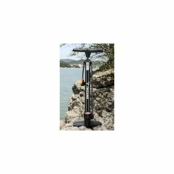 Pompa multifunctionala de podea cu manometru si furtun, Trizand Floor Pump, presiune maxima 16 bar / 230 PSI
