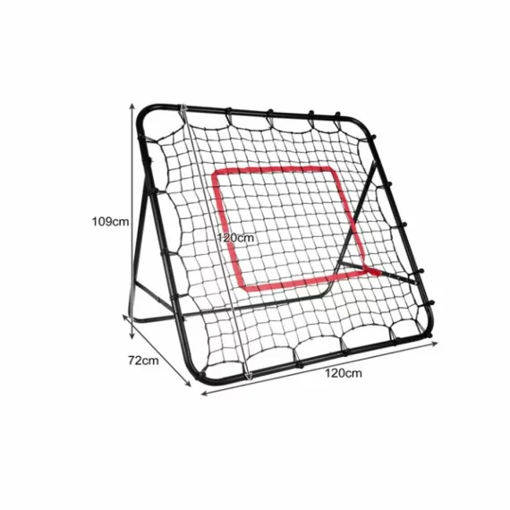 Rebounder plasa ricoseu fotbal, Trizand Football, dimensiune 120 x 120 cm
