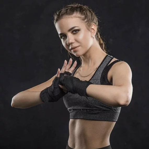 Set 2 fase pentru box, Trizand Boxing Bandages 4m, culoare negru