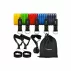 Set 5 benzi pentru fitness, Trizand Exercises Band, include saculet transport si accesorii