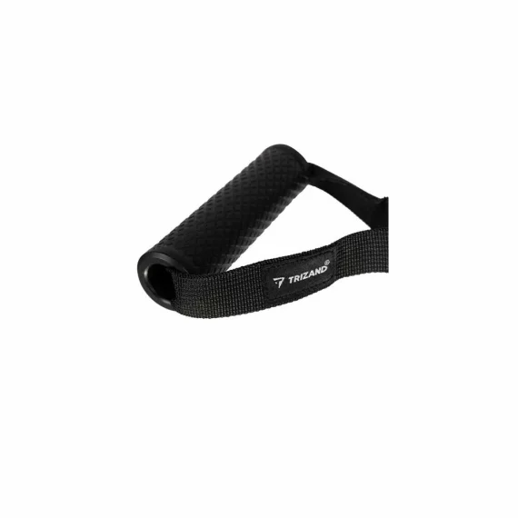 Set 5 benzi pentru fitness, Trizand Exercises Band, include saculet transport si accesorii