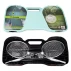 Set complet de badminton pliabil, Trizand Badminton in case, include 2 rachete, 2 fluturasi fileu si suport, geanta de transport