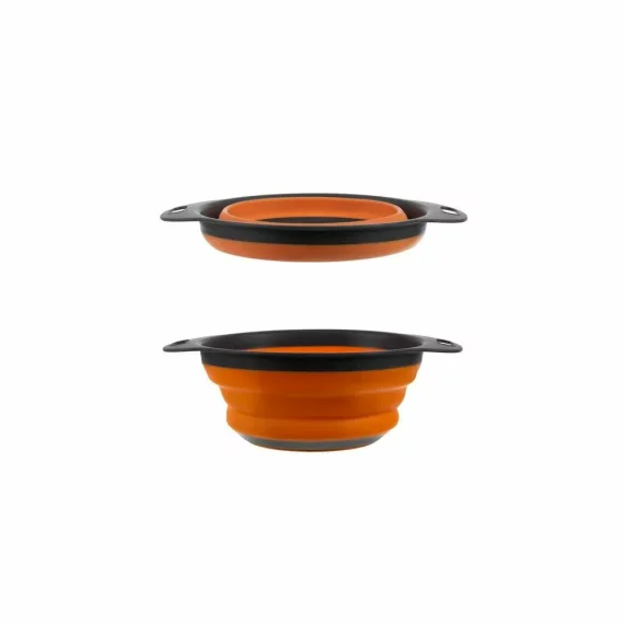 Strecuratoare pliabila, Ruhhy Collapsible bowl, culoare portocaliu-gri