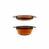 Strecuratoare pliabila, Ruhhy Collapsible bowl, culoare portocaliu-gri