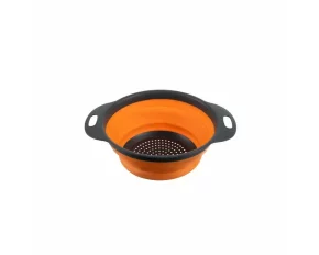 Strecuratoare pliabila, Ruhhy Collapsible bowl, culoare portocaliu-gri
