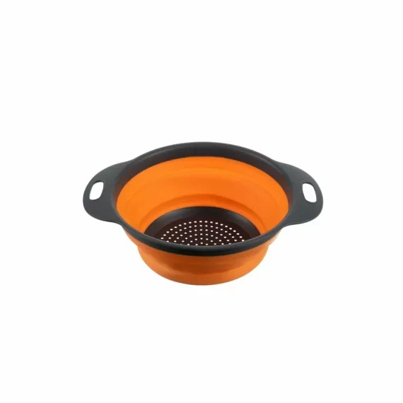 Strecuratoare pliabila, Ruhhy Collapsible bowl, culoare portocaliu-gri