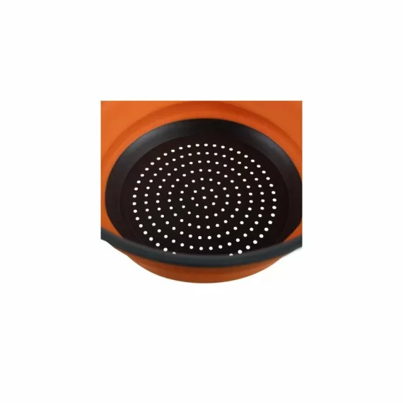 Strecuratoare pliabila, Ruhhy Collapsible bowl, culoare portocaliu-gri