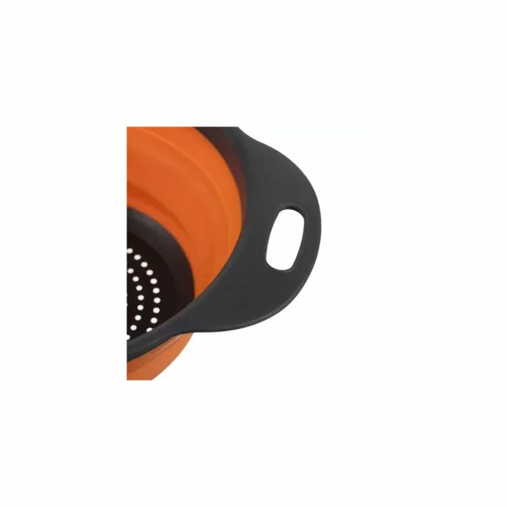 Strecuratoare pliabila, Ruhhy Collapsible bowl, culoare portocaliu-gri
