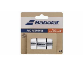 Overgrip Babolat Pro Response X3, 0,45 m, alb