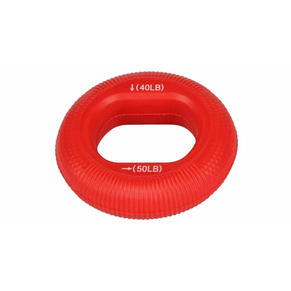 Inel flexor din silicon, Merco Grip Ring 4050, rezistenta 18.1 si 22.7 kg, rosu