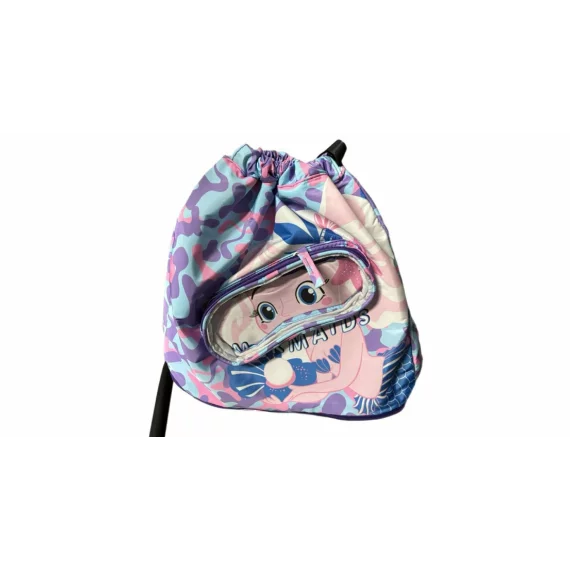 Rucsac impermeabil inot/piscina/plaja pentru copii, model sirena, violet