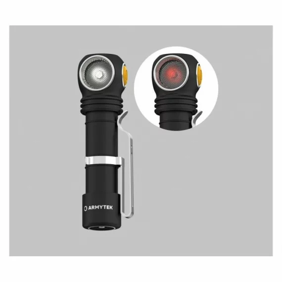 Lanterna multifunctionala Armytek Wizard C2 WR Magnet USB, 1100 lumeni - lumina alb/rosu