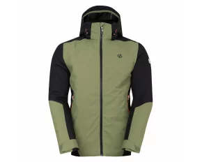 Geaca de schi pentru barbati, Dare2B Precision II, verde olive/negru