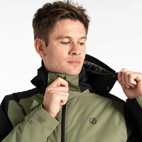 Geaca de schi pentru barbati, Dare2B Precision II, verde olive/negru