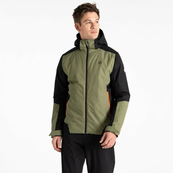 Geaca de schi pentru barbati, Dare2B Precision II, verde olive/negru