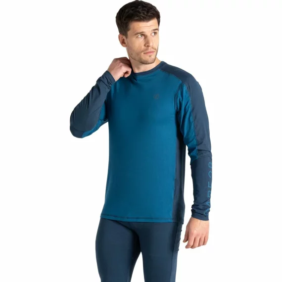 Set functional bluza si pantaloni termici pentru barbati, Dare2B Exchange IV, albastru