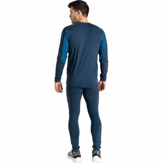 Set functional bluza si pantaloni termici pentru barbati, Dare2B Exchange IV, albastru