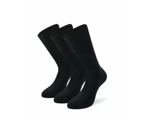 Set 3 perechi sosete Lenz Men Basic, negru