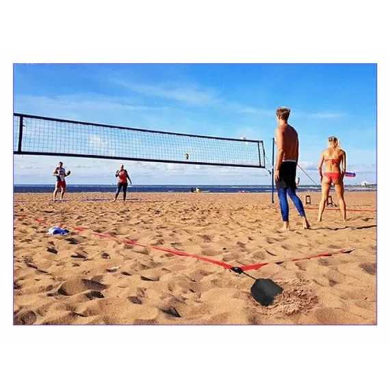 Set linii marcare teren volei pe plaja Merco Beach Tour