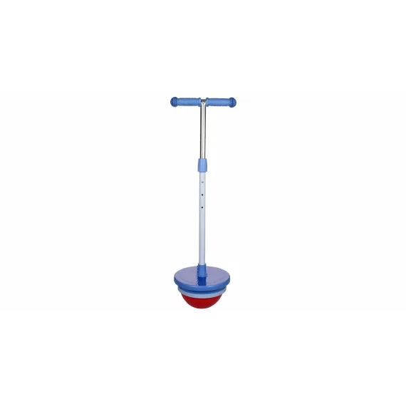 Minge de sarit tip pogo Hopper Ball S25 cu maner pentru copii, albastru