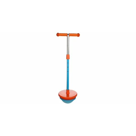 Minge de sarit tip pogo Hopper Ball S25 cu maner pentru copii, portocaliu