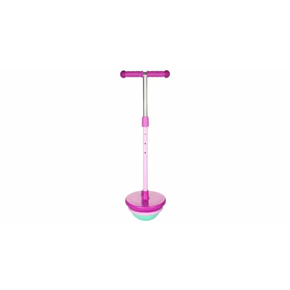 Minge de sarit tip pogo Hopper Ball S25 cu maner pentru copii, violet