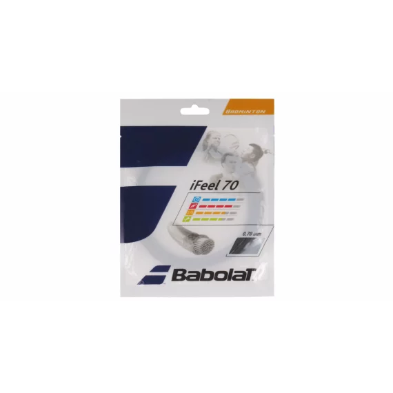 Racordaj pentru rachetele de badminton Babolat iFeel 70 10,2 m, negru