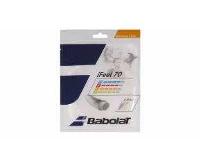 Racordaj pentru rachetele de badminton Babolat iFeel 70 10,2 m, alb