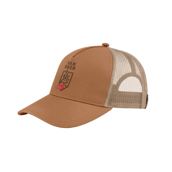 Sapca VAN DEER - Red Bull Sports ESSENTIAL CAP, culoare maro