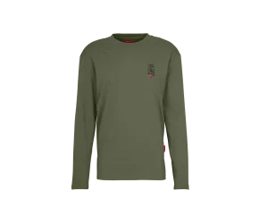 Bluza VAN DEER - Red Bull Sports Essential Longsleeve, khaki