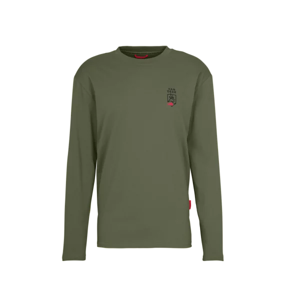 Bluza VAN DEER - Red Bull Sports Essential Longsleeve, khaki