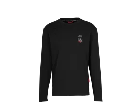 Bluza VAN DEER - Red Bull Sports Essential Longsleeve, negru