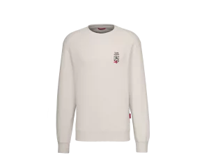 Pulover VAN DEER - Red Bull Sports Essential Sweater, alb