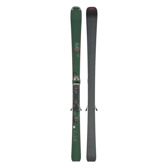 Schiuri VAN DEER - Red Bull Sports H-POWER 78, khaki + legaturi Marker COMP 13 FDT