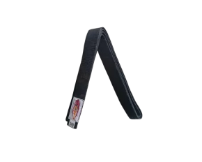 Centura din bumbac pentru kimono, Top Budo, lungime 220 cm, culoare negru