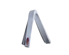 Centura din bumbac pentru kimono, Top Budo, lungime 220 cm, culoare alb
