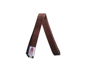 Centura din bumbac pentru kimono, Top Budo, lungime 240 cm, culoare maro