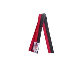 Centura din bumbac pentru kimono, Top Budo, lungime 240 cm, culoare rosu-negru
