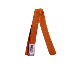 Centura din bumbac pentru kimono, Top Budo, lungime 260 cm, culoare portocaliu